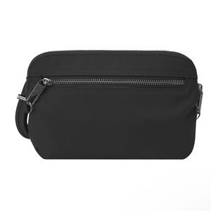 Travelon Women's Anti-Theft Tailored Convertible Crossbody Clutch, Onyx